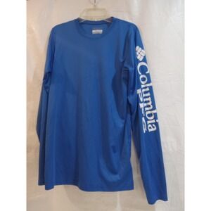 Columbia Omni Wick Advanced Evaporation Long Sleeve Shirt Blue XL TG 18/20